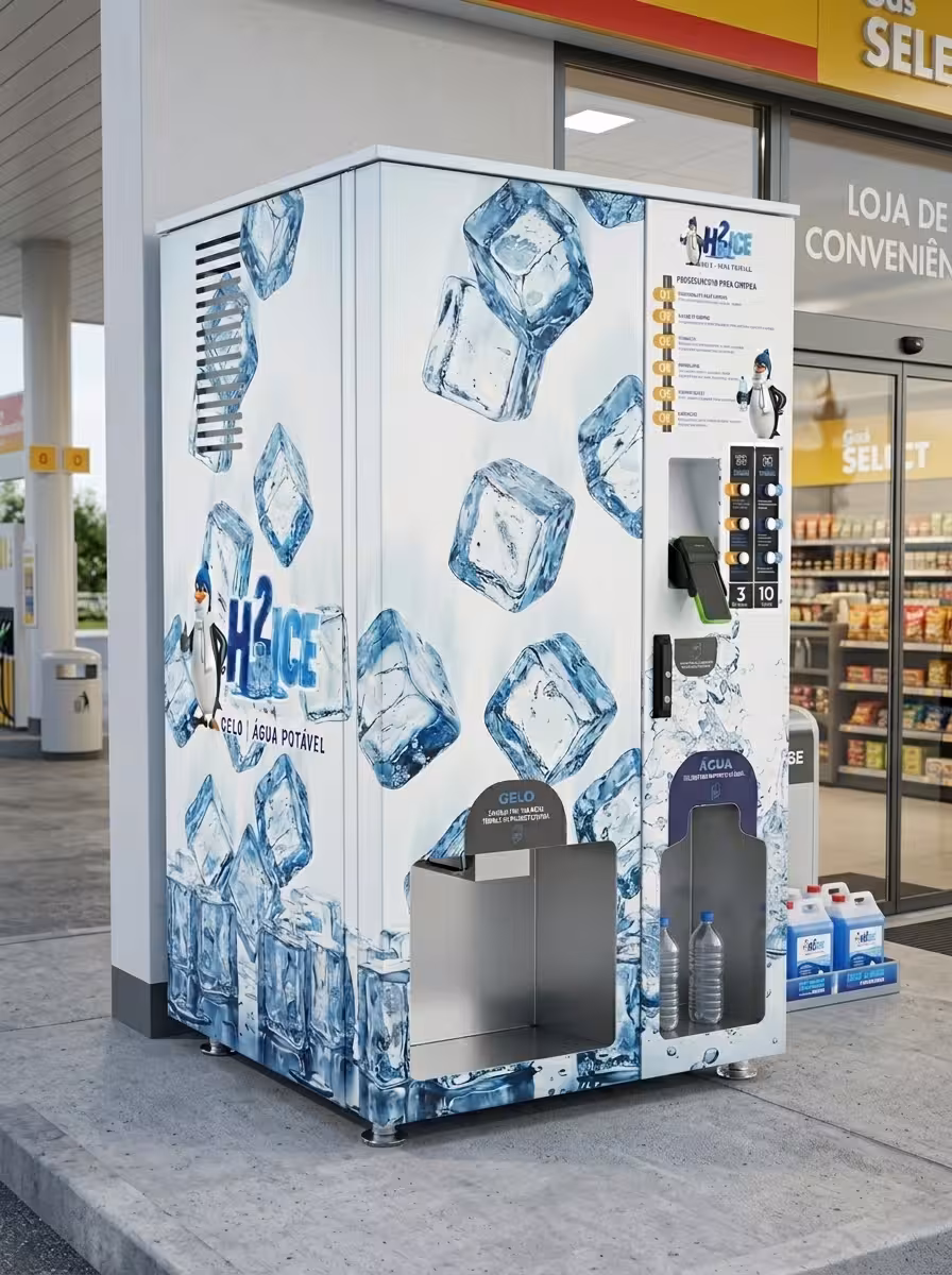 H2ICE em posto de combustível